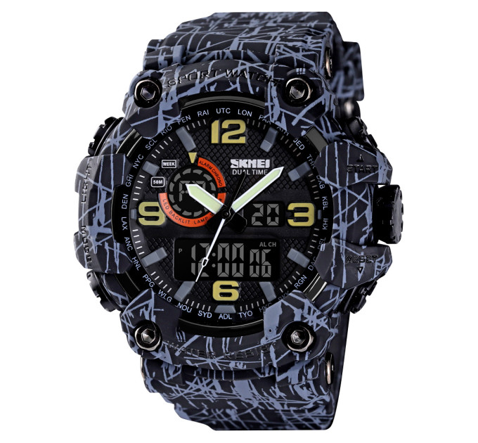 Skmei 1520GYBK gray black. SALE