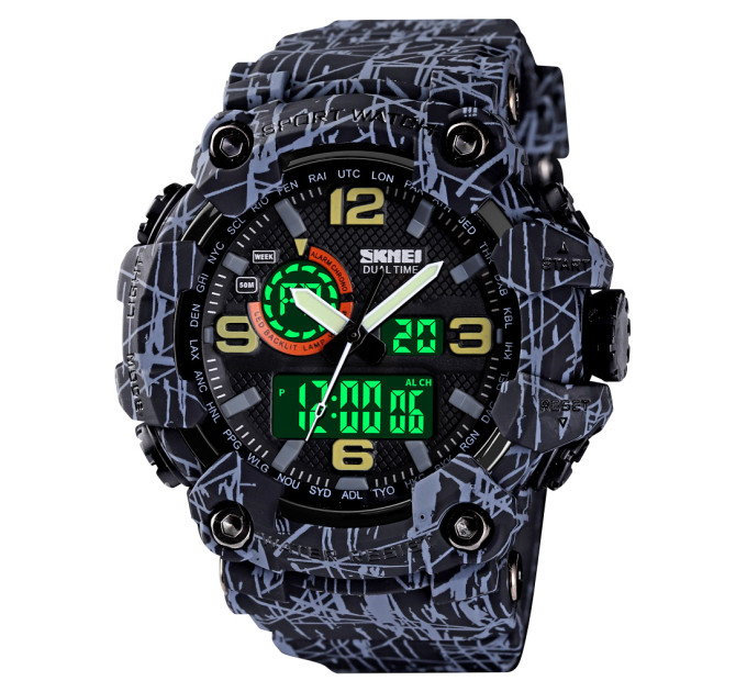 Skmei 1520GYBK gray black. SALE