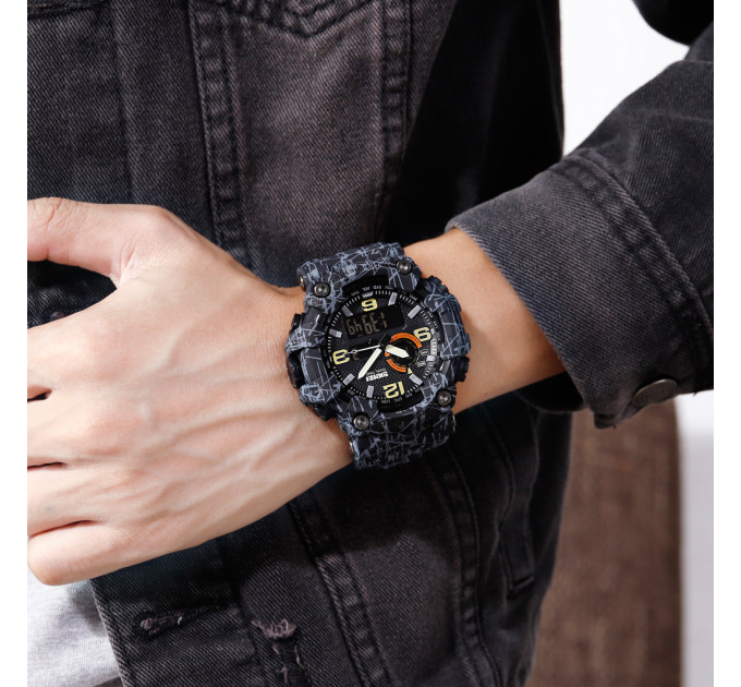 Skmei 1520GYBK gray black. SALE
