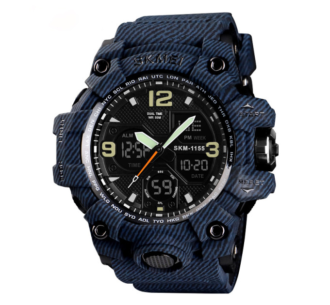 Skmei 1155BDMBK denim black