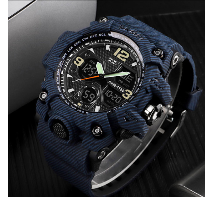 Skmei 1155BDMBU denim blue