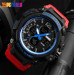Skmei 1343 Black-Blue-Red Wristband SALE