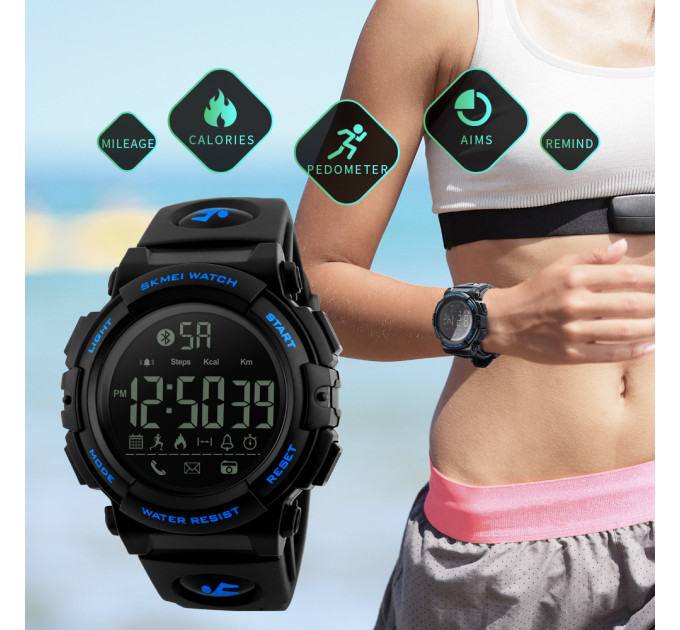 Skmei 1303BU blue Smart Watch