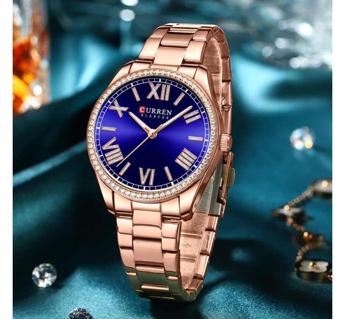Curren 9088 Rose Gold-Blue