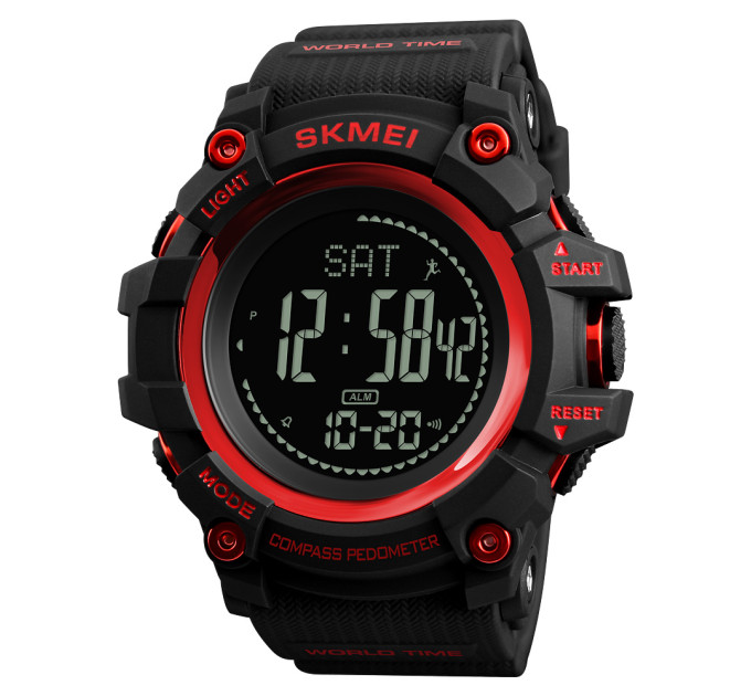 Skmei 1356RD Black-Red + Compass SALE