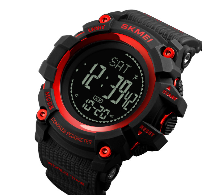 Skmei 1356RD Black-Red + Compass SALE