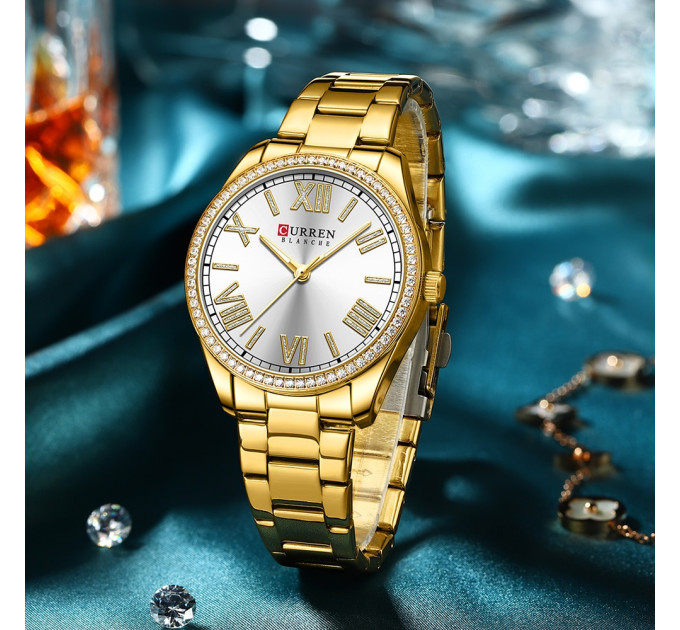 Curren 9088 Gold-White