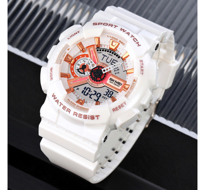 Skmei 1834WT White-Gold