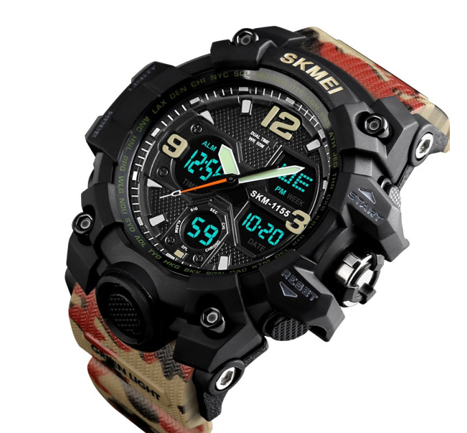 Skmei 1155BCMRD Black-Camo Red