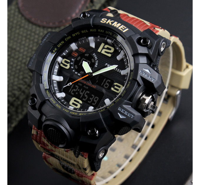 Skmei 1155BCMRD Black-Camo Red