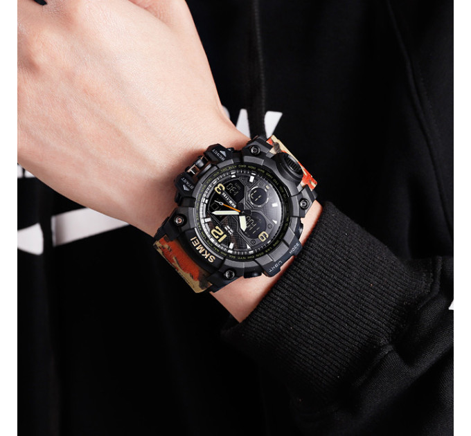 Skmei 1155BCMRD Black-Camo Red