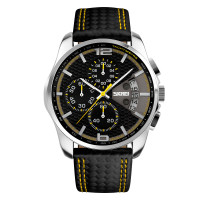 Skmei 9106YL Silver-Black-Yellow SALE