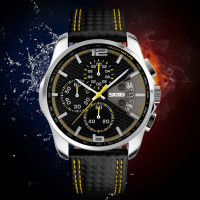 Skmei 9106YL Silver-Black-Yellow SALE