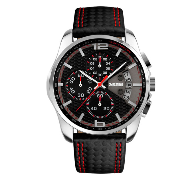 Skmei 9106RD Silver-Black-Red