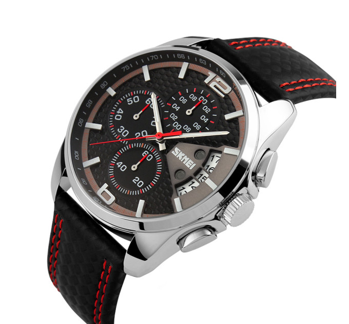 Skmei 9106RD Silver-Black-Red