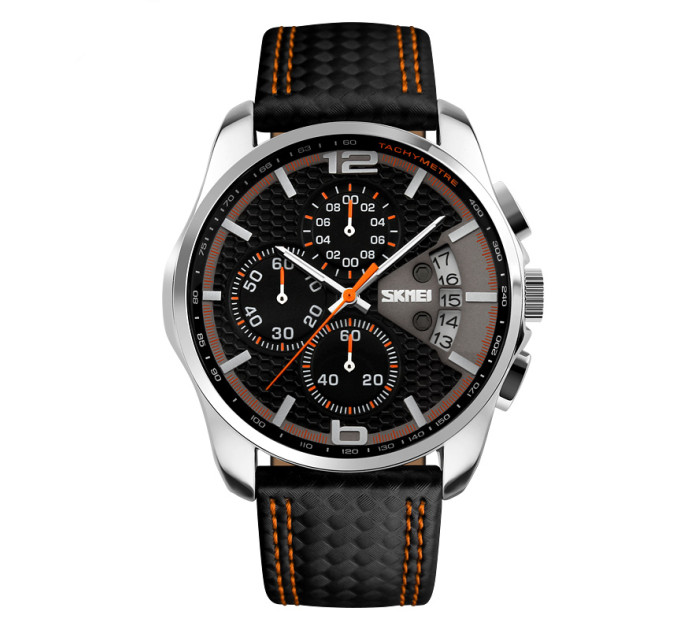 Skmei 9106OG Silver-Black-Orange
