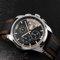 Skmei 9106OG Silver-Black-Orange