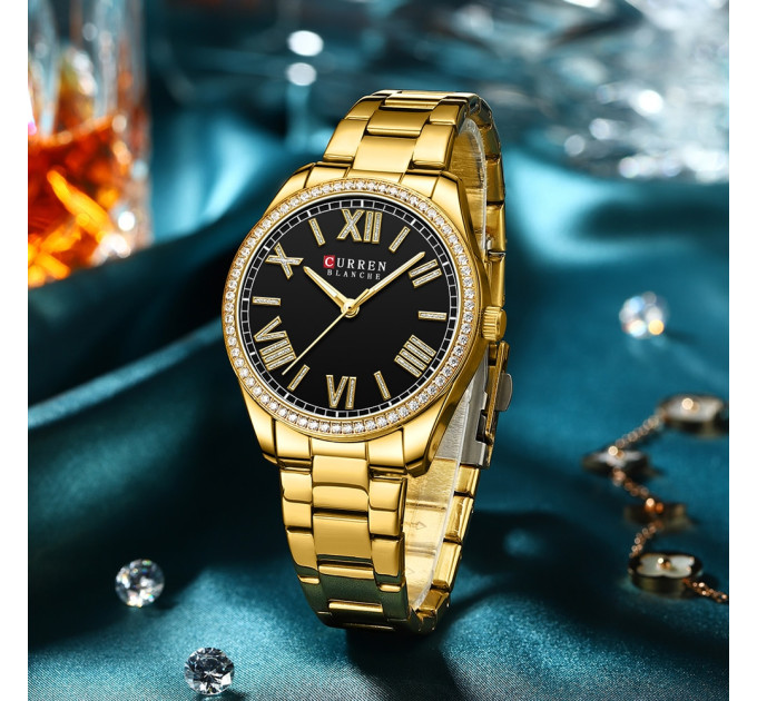 Curren 9088 Gold-Black