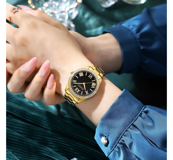 Curren 9088 Gold-Black