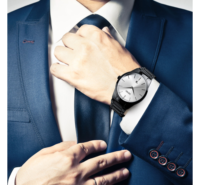 Skmei 9140BKSI Black-Silver