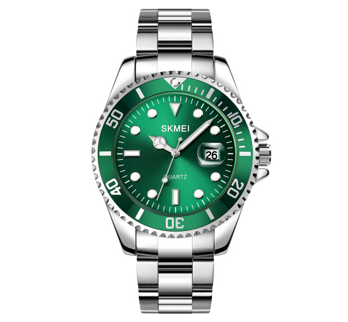 Skmei 1779SIGN Silver-Green STOPPED