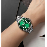Skmei 1779SIGN Silver-Green STOPPED