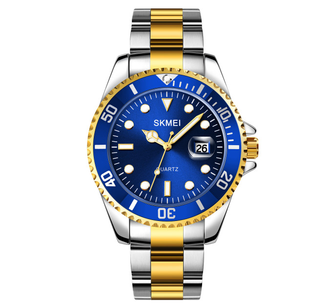 Skmei 1779TGDBU Silver-Gold-Blue