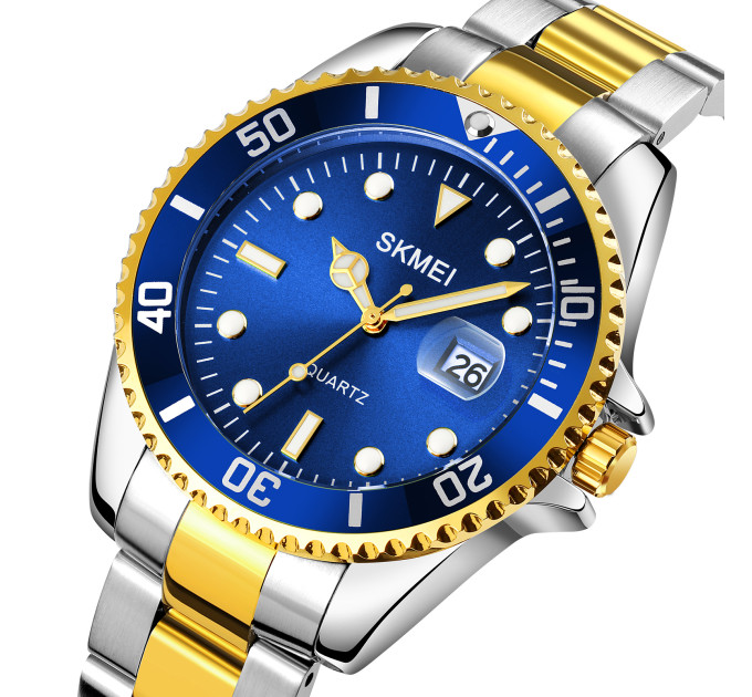 Skmei 1779TGDBU Silver-Gold-Blue