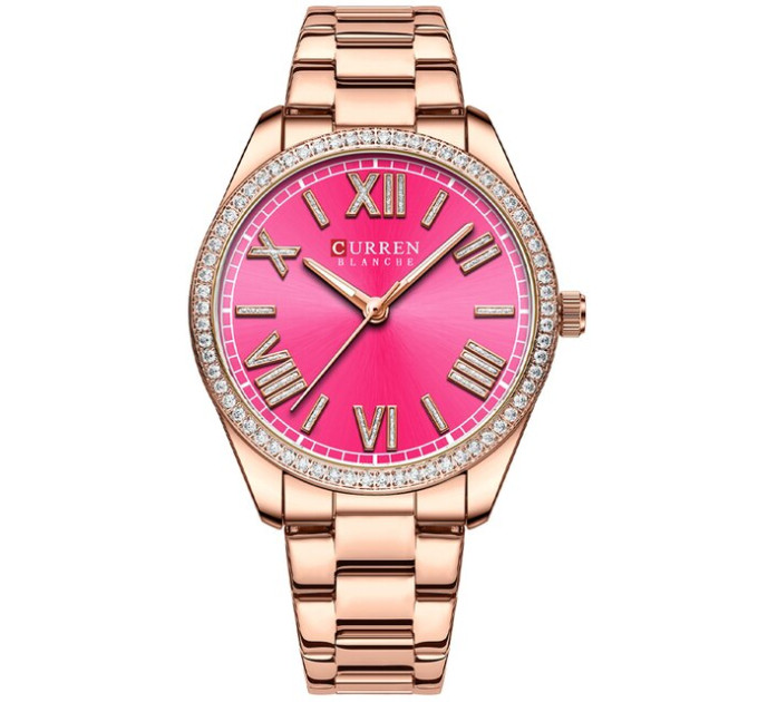 Curren 9088 Rose Gold-Pink