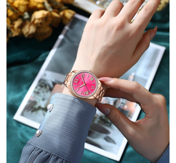 Curren 9088 Rose Gold-Pink