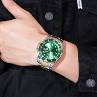 Skmei 1779TGDGN Silver-Gold-Green