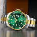 Skmei 1779TGDGN Silver-Gold-Green