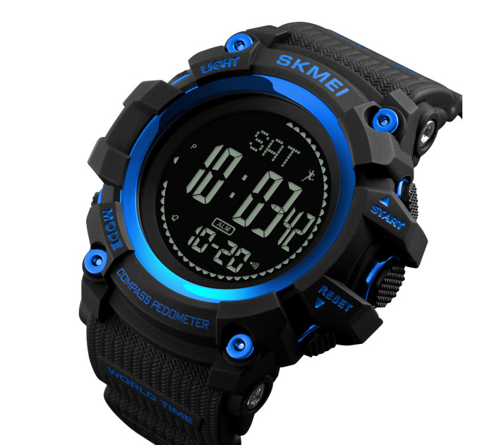 Skmei 1356BU Black-Blue Compass
