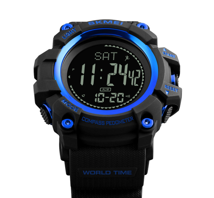 Skmei 1356BU Black-Blue Compass