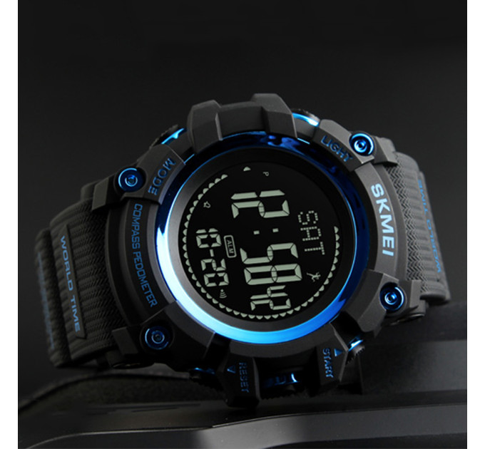 Skmei 1356BU Black-Blue Compass