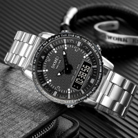 Skmei 1898SIBK Silver-Black SALE