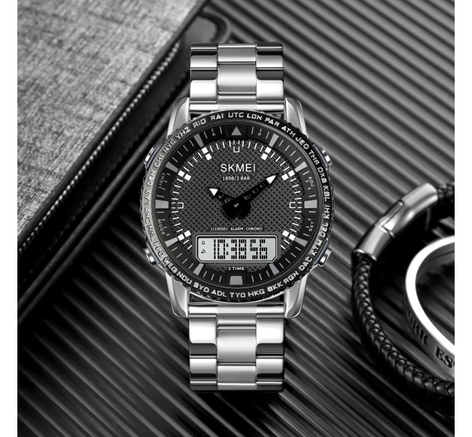 Skmei 1898SIWT Silver-White SALE