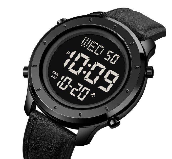 Skmei 1864LBKBK Black-Black Leather SALE
