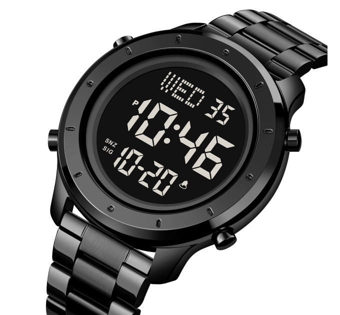 Skmei 1864SBKBK Black-Black Steel