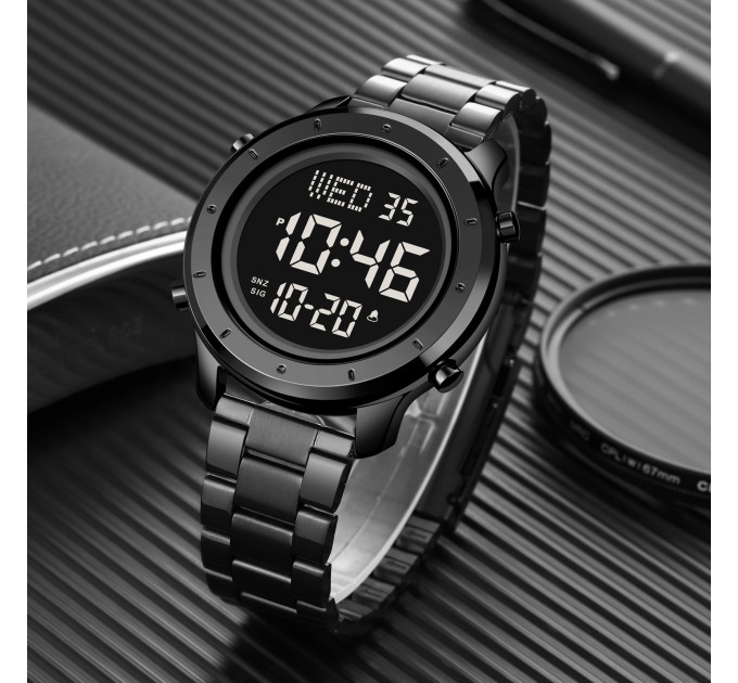 Skmei 1864SBKBK Black-Black Steel