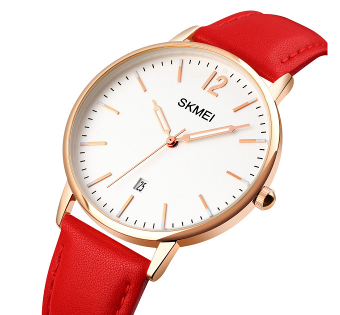 Skmei 1724RGRD Rose Gold-Red
