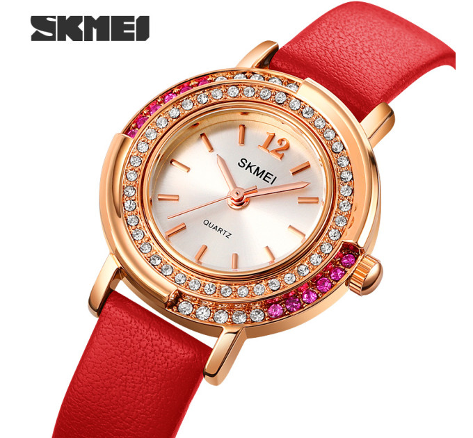 Skmei 1855RGRD Rose Gold-Red