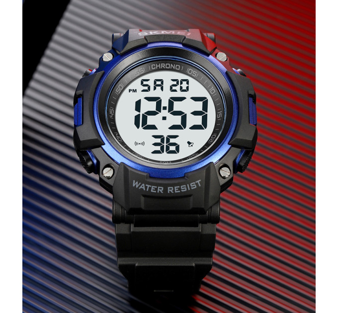 Skmei 1886BUWT Black-Blue-White