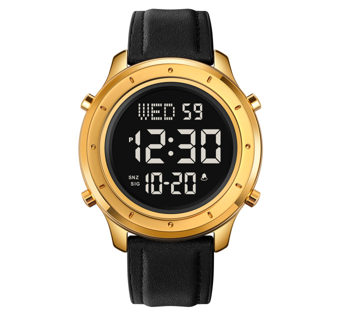 Skmei 1864LGDBK Gold-Black Leather SALE