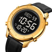 Skmei 1864LGDBK Gold-Black Leather SALE
