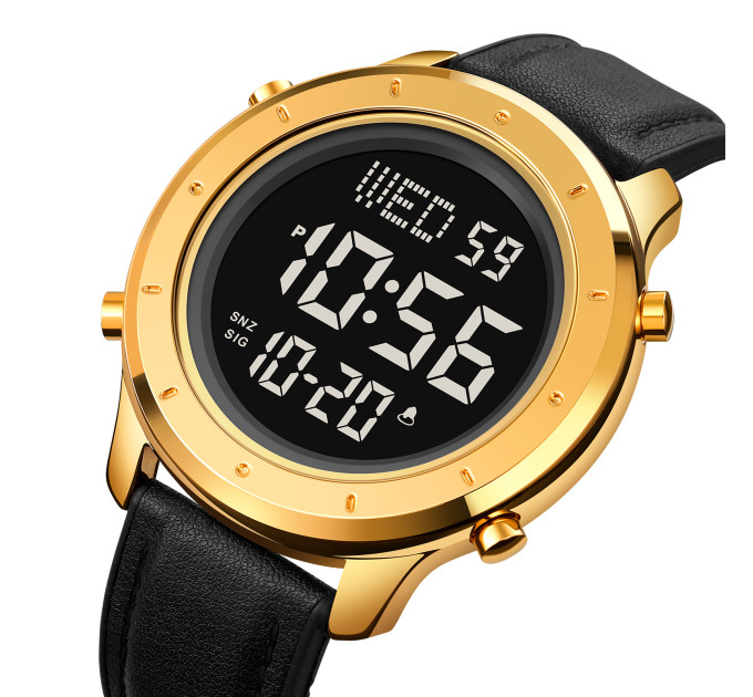 Skmei 1864LGDBK Gold-Black Leather SALE