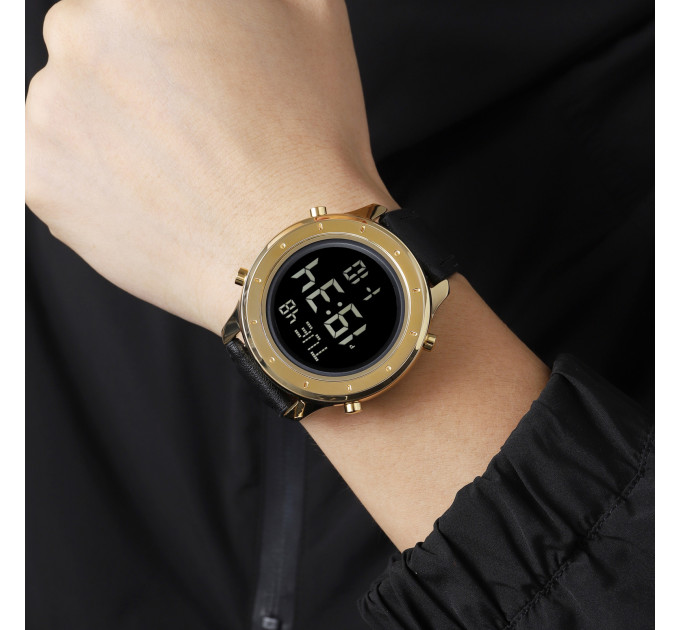 Skmei 1864LGDBK Gold-Black Leather SALE