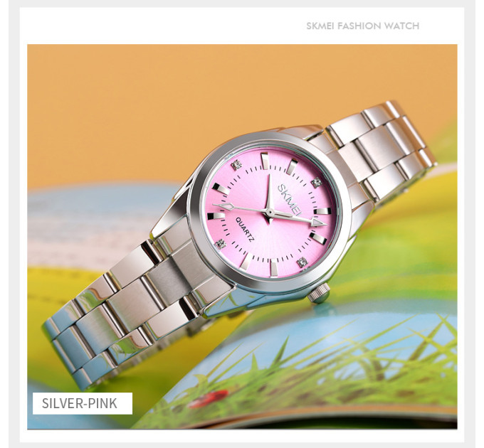 Skmei 1620SIPK Silver-Pink