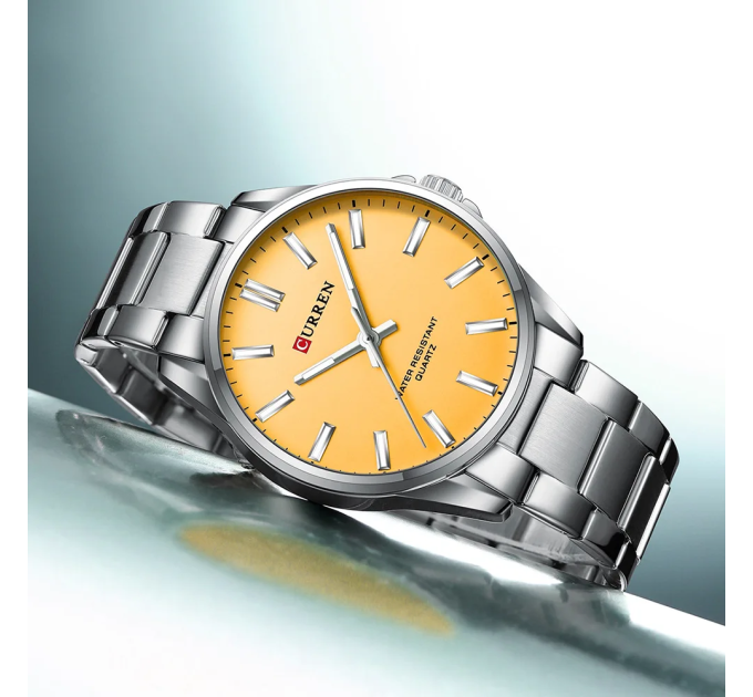 Curren 9090 Silver-Orange