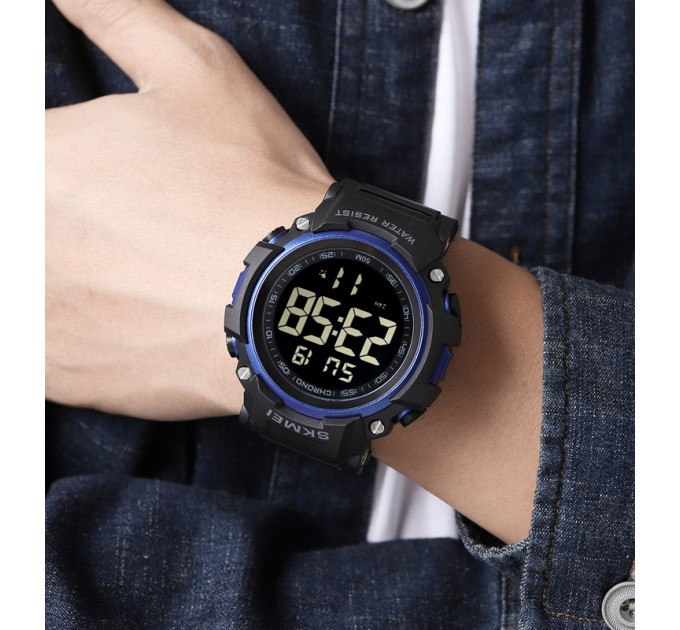 Skmei 1886BUBK Black-Blue-Black SALE